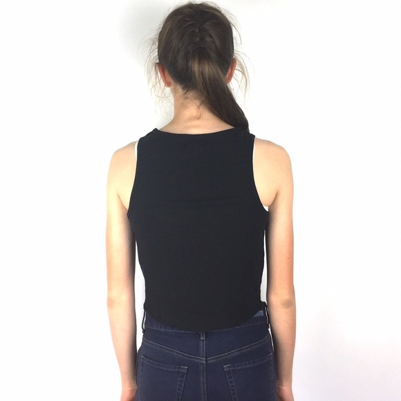 Faith Sleeveless Graphic Crop Top - Picture 2 of 4