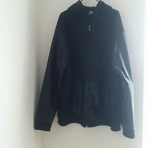 Black zip up hoodie