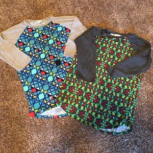 2 medium  Lularoe Randy's for the price of 1 !