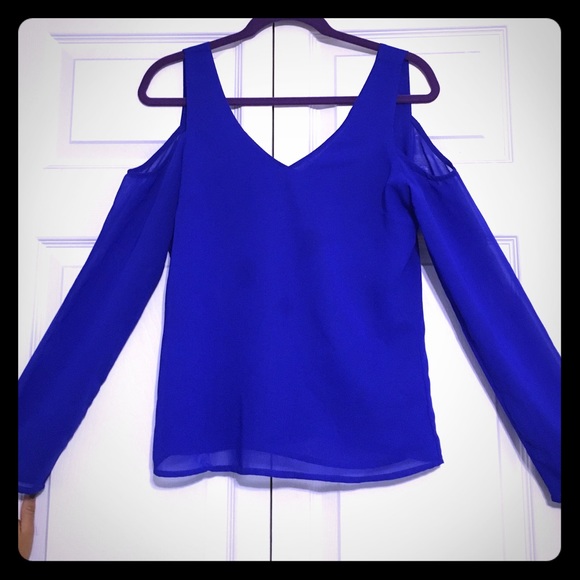 Bold blue top