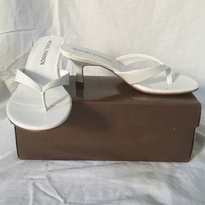 Michael Shannon white sandals