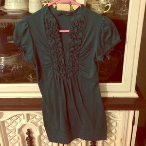 Maurice's Brand Women's Teal S/S Tunic, Size Small