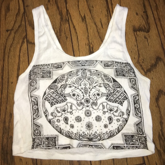 Mandala inspired crop top