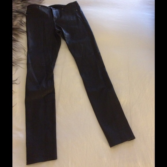 BB Dakota Lucille leather skinny pants