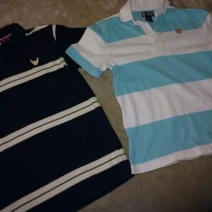 2 boys polo shirts S 7/8 Chaps & Company 88