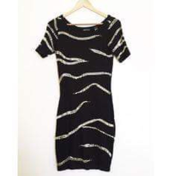 Stunning beaded moda international dress