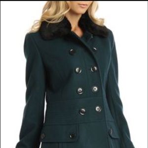 Esprit Fur Collar Coat, L