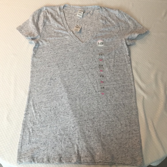 PINK Victoria's Secret Tops - Pink Victoria's Secret V- Neck T- Shirt PINK Victoria's Secret Tops - Pink Victoria's Secret V- Neck T- Shirt