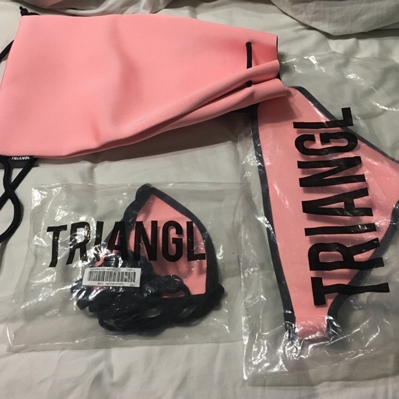 CHLOE - CALIFORNIA CORAL triangl swimwear for sale