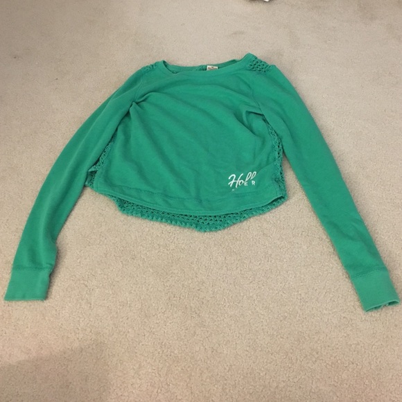 Green hollister sweatshirt