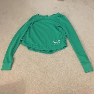 Green hollister sweatshirt