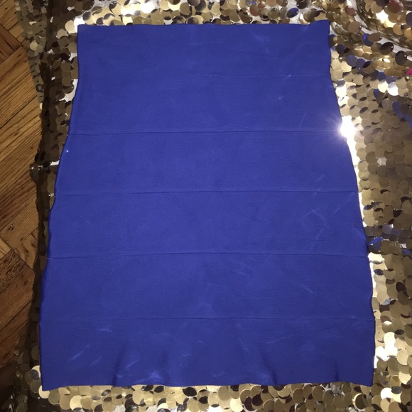 Royal blue BCBG Alexa Sweater Skirt