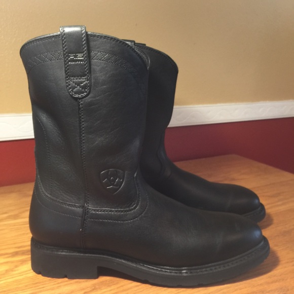 BNWOT Ariat Men's Black Leather Sierra Boot SZ 13