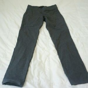 Active thick dark-grey leggings