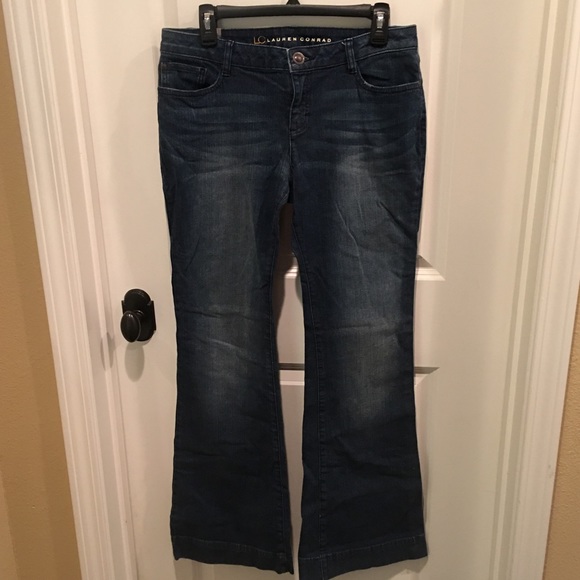 LC Lauren Conrad Wide Flare Jeans