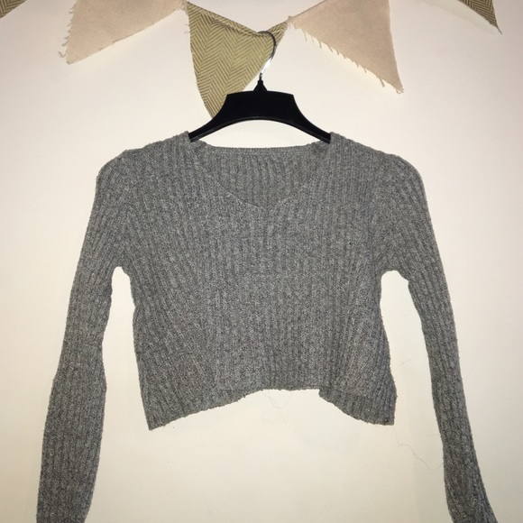 Knitted crop top
