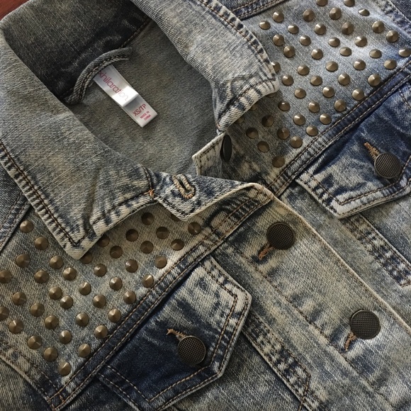 Studded Jean Jacket - Picture 2 of 3