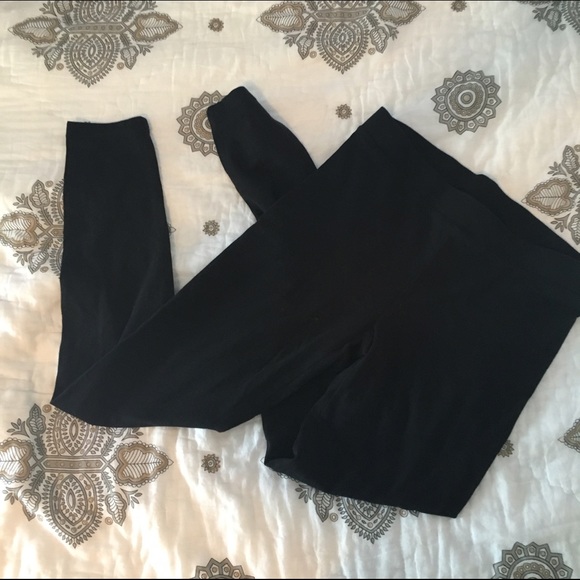 J. Crew thin and simple black leggings