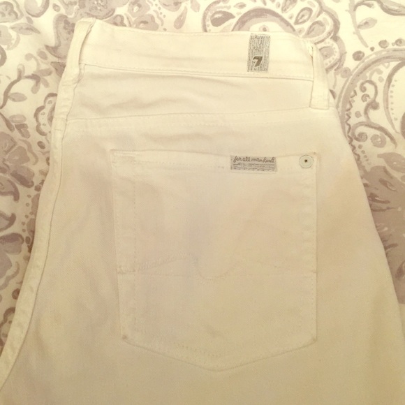 7 for mankind white jeans