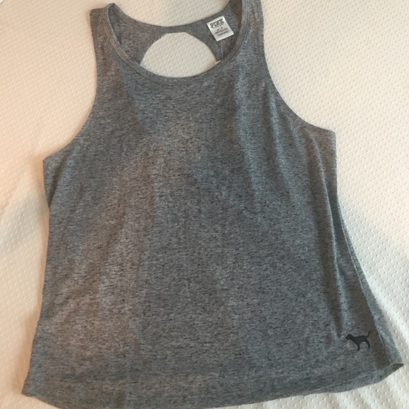 PINK Victoria's Secret Tops - Pink VS Muscle Tank Top PINK Victoria's Secret Tops - Pink VS Muscle Tank Top