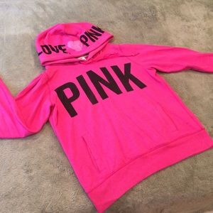 Pink hot pink sweater