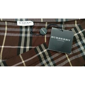 Burberry London wrap mini skirt