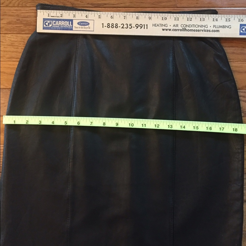 Leather skirt