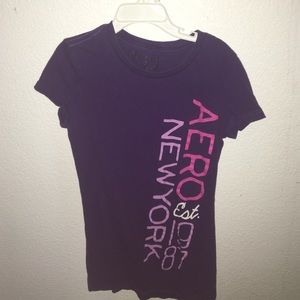 Aero purple tee