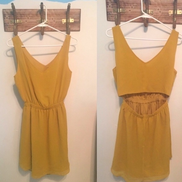 BCBGeneration Open Back Dress with Pockets