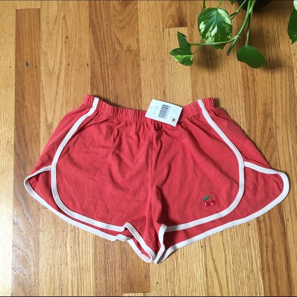 NWT Brandy red cherry shorts