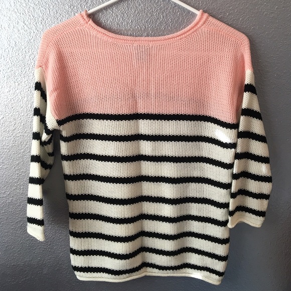 *Traded* Color block and striped sweater - Picture 3 of 4