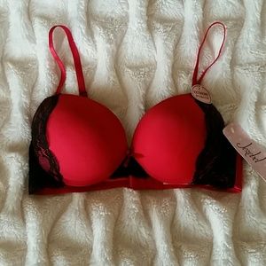 Red Pushup Bra