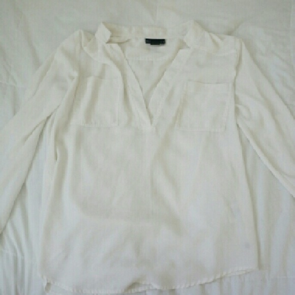 White chiffon blouse