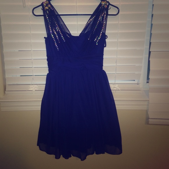 Navy Blue Homecoming dress