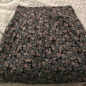 Liz Claiborne Floral A-line Skirt