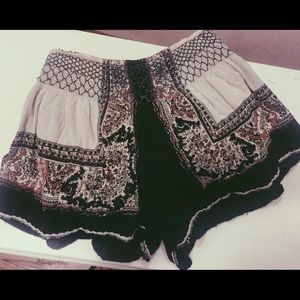 Free People Printed Shorts