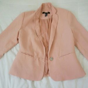 Cute blush pink blazer