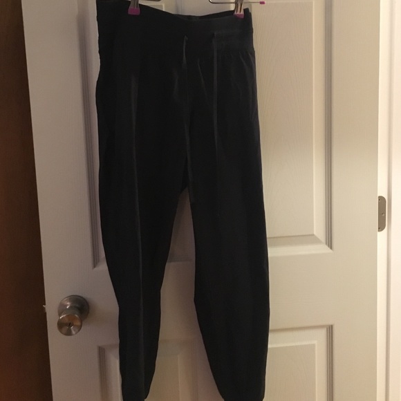 Black jogger exercise pants