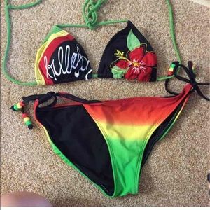 rasta colored bikini 7 on mercarí !