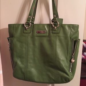 Coach leather tote