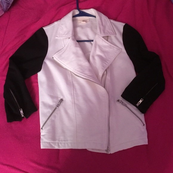 Black and white jacket