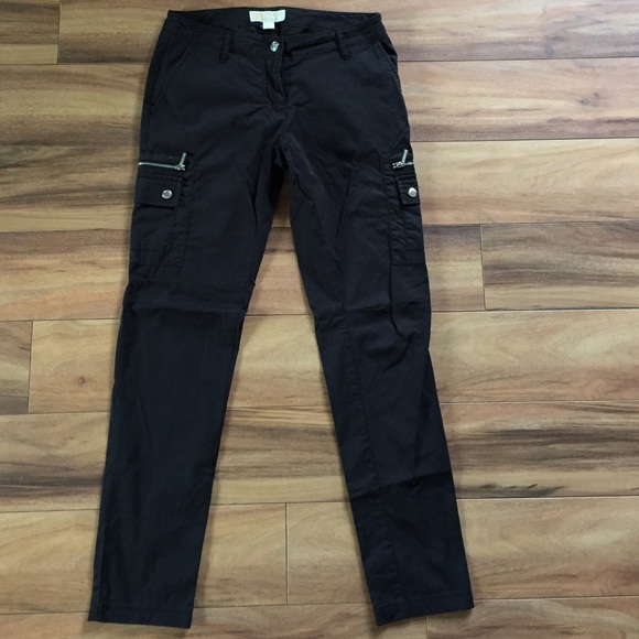 Michael Kors Pants - {Michael Kors} Black Cargo Pants. Size 0.