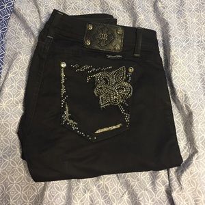 Black miss me skinny jeans