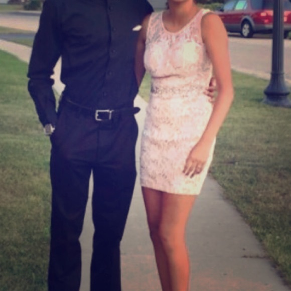 Pale Pink/Nude Homecoming Dress