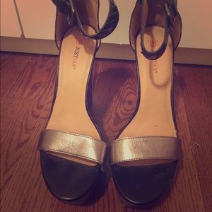 Black Wedge Heels // Only worn twice.