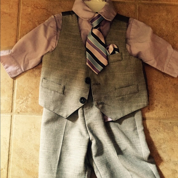 Little boys first suit