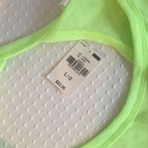 PINK Victoria's Secret Tops - Pink Victoria's Secret Green-Yellow Muscle Tee PINK Victoria's Secret Tops - Pink Victoria's Secret Green-Yellow Muscle Tee
