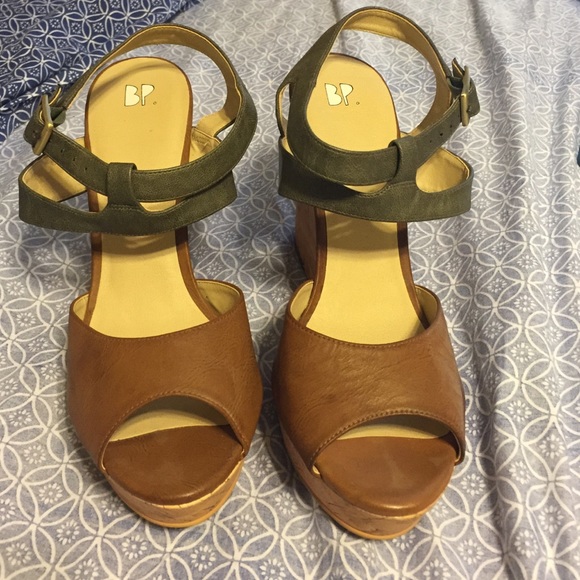 Women's Bp leather wedges