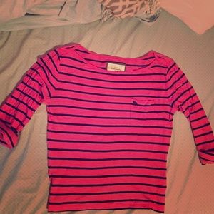 Womens Abercrombie and Fitch 3/4 Sleeve T