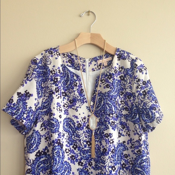 NWT! Stitch Fix Under Skies Blue Shift Dress s - Picture 3 of 4